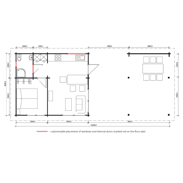 Madeira V0 Granny Flat Plan